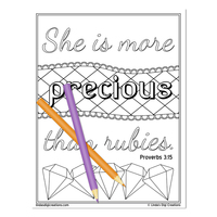 Proverbs_Printable Coloring Pages - Thumbnail 5