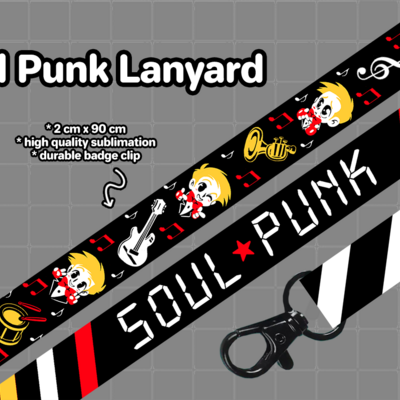Soul punk lanyard