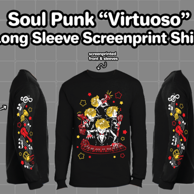 Soul punk "virtuoso" long sleeve shirt