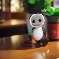 Panda Pal Robot Resin Figure - Thumbnail 2