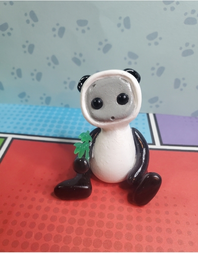 Panda Pal Robot Resin Figure
