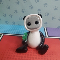 Panda Pal Robot Resin Figure - Thumbnail 4