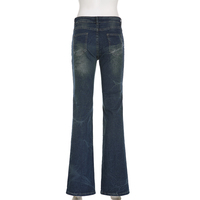 Y2K Low Rise Flare Jeans - Thumbnail 2