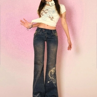 Y2K Low Rise Flare Jeans - Thumbnail 3