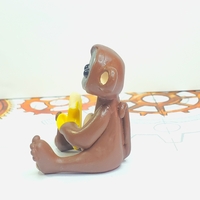 Robot in a monkey costume resin figurine desk robot decor, nursery decor - Thumbnail 3