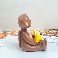 Robot in a monkey costume resin figurine desk robot decor, nursery decor - Thumbnail 5