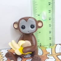 Robot in a monkey costume resin figurine desk robot decor, nursery decor - Thumbnail 4