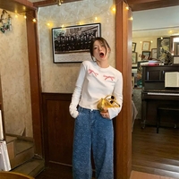 Bow Knit Long Sleeve Shirt  - Thumbnail 1