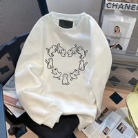 Cat Round Neck Sweater  - Thumbnail 4