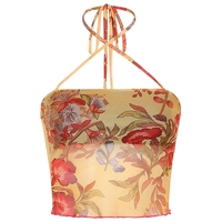 Flower Mesh Crop Top  - Thumbnail 3