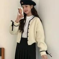 Grey Bow Sweater  - Thumbnail 2