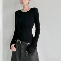 Black Angel Mesh Long Sleeve Shirt  - Thumbnail 2