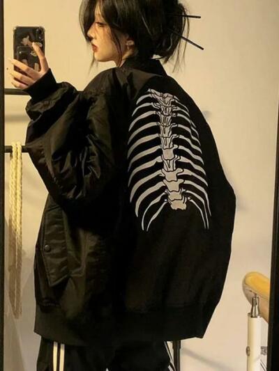 Spine Bone Jacket Bomber 