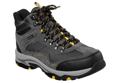 Mens Skechers Trego Pacifico Relaxed Fit Mid Waterproof Hiker Grey