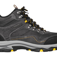 Mens Skechers Trego Pacifico Relaxed Fit Mid Waterproof Hiker Grey - Thumbnail 1
