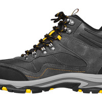 Mens Skechers Trego Pacifico Relaxed Fit Mid Waterproof Hiker Grey - Thumbnail 3