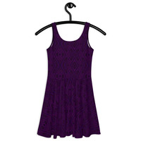 Purpinol Skater Dress - Thumbnail 1