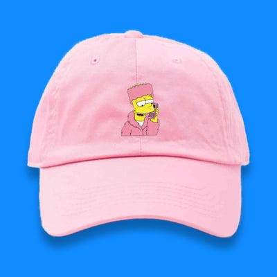 Bart simpsons trap phone cap pink - Thumbnail 4