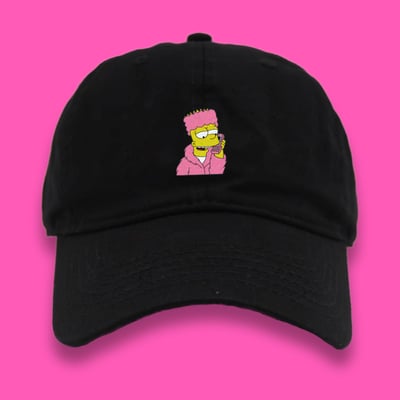 BART SIMPSONS TRAP PHONE CAP BLACK