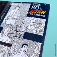 80's Action Movie Adult Colouring Book - Thumbnail 7