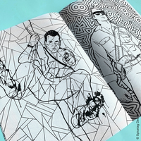 80's Action Movie Adult Colouring Book - Thumbnail 6