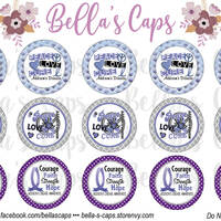 45 Precut Cancer/Awareness 1" Cabochon Images - Thumbnail 1