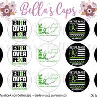 45 Precut Cancer/Awareness 1" Cabochon Images - Thumbnail 2