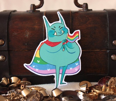 Pride Goblin Sticker