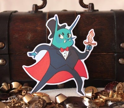 Dapper Dagger Goblin Sticker