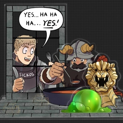 Sickos meshi sets, magnets or acrylics