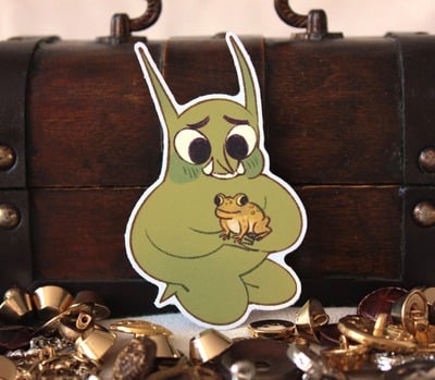 Froggy Goblin Sticker