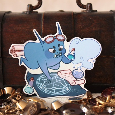 Alchemist goblin sticker