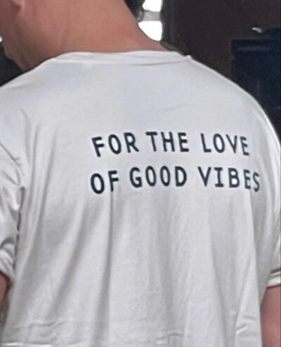 Free Shipping-FOR THE LOVE OF GOOD VIBES TEE