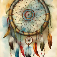 Dream Catcher Cross Stitch Pattern - Thumbnail 2