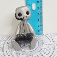 Gamer Robot Figure Resin Art Toy Desk Gift - Thumbnail 7