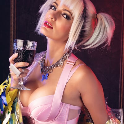 Harley quinn birds of prey lingerie photo 8 x 10
