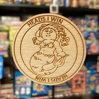 Garbage Patch Double Sided Wooden Token - Thumbnail 1