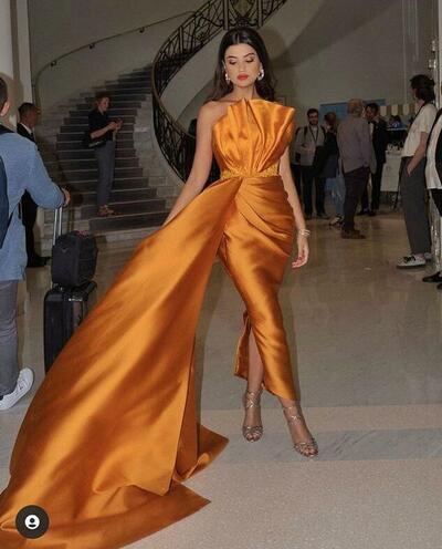 Sexy Sleeveless Slim Evening Gowns Stain Prom Dresses