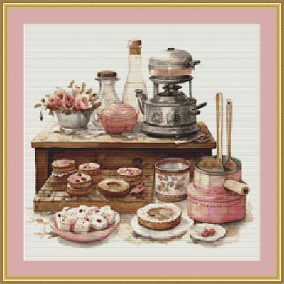 Sweet tooth cross stitch pattern