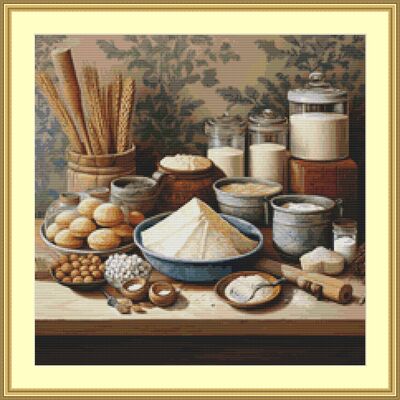 Ready to bake cross stitch pattern