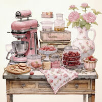 Love Of Baking Cross Stitch Pattern - Thumbnail 2