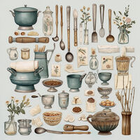 Kitchen Sampler Cross Stitch Pattern - Thumbnail 2