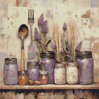 Jars Cross Stitch Pattern - Thumbnail 1