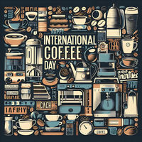 International Coffee Day Cross Stitch Pattern - Thumbnail 2