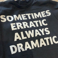 SOMETIMES ERRATIC ALWAYS DRAMATIC BABY TEE - Thumbnail 5