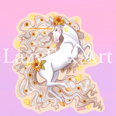 Unicorn vinyl sticker