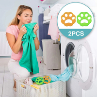 4PCS/Set Pet Hair Remover for Laundry Non-Toxic Reusable with Remove Hair from Dogs and Cats on Clothes - Thumbnail 6