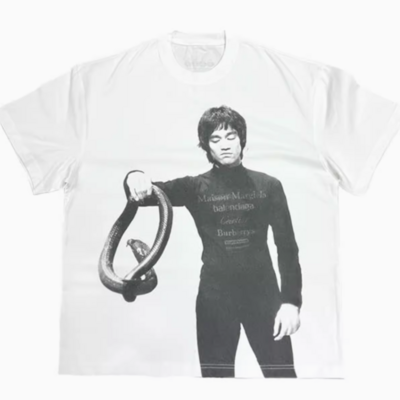 Bruce lee in Ｂａｌｅｎｃｉａｇａ t shirt - Thumbnail 2