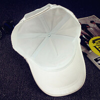 Harajuku style hat embroidered Okay baseball cap - Thumbnail 1