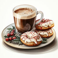 Hot Drink Cross Stitch Pattern - Thumbnail 2